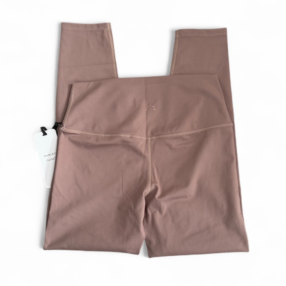 Varley FreeSoft High Rise Leggings 25” Taupe L NWT - Picture 7 of 12